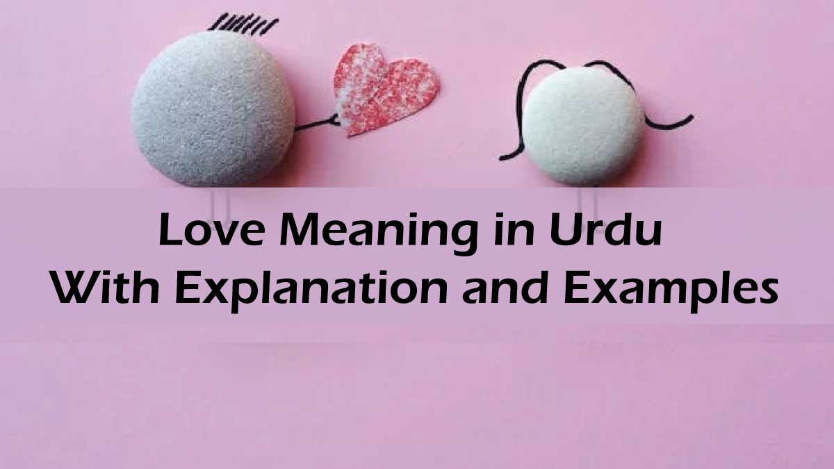 Love Meaning in Urdu With Explanation and Examples